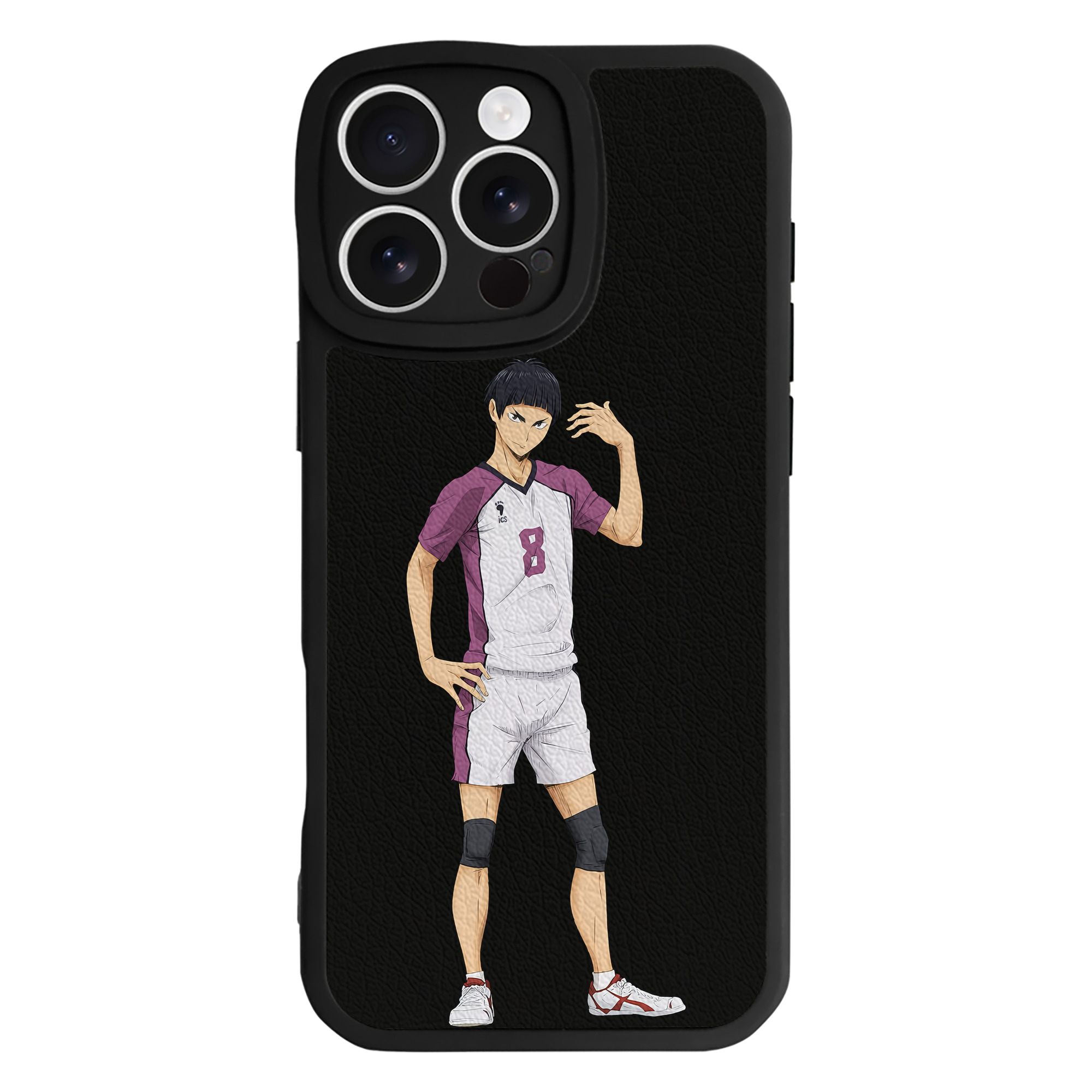 （画像用） ハイキュー!! Haikyu!! 【iPhone 16シリーズ対応】シリコンスマホケース（レザー調） 材質：シリコン